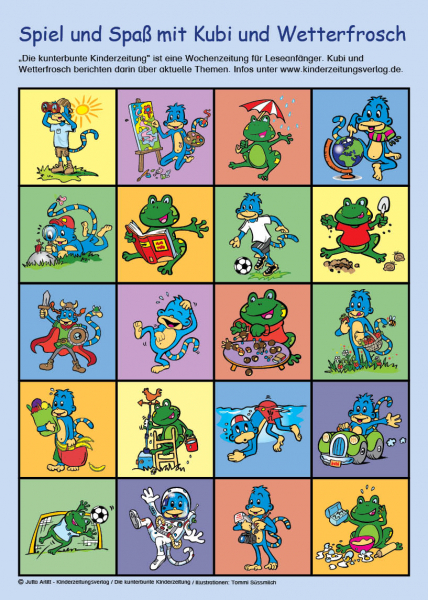 MEMO-SPIEL mit 40 Karten (zum Ausschneiden)